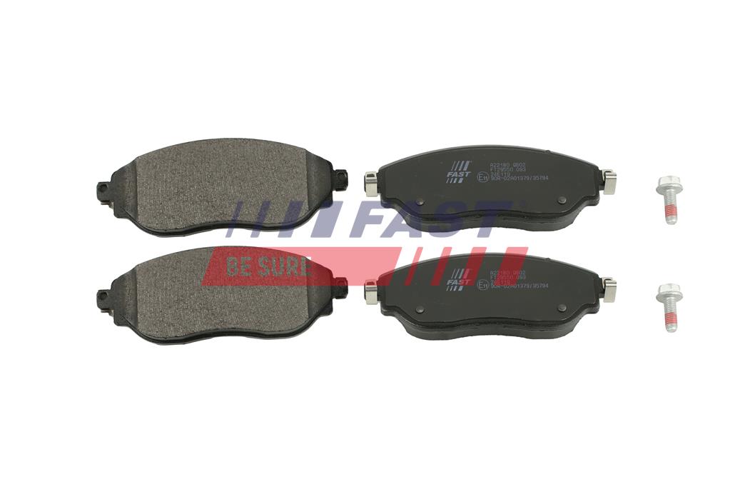 FT29550 BRAKE PADS RENAULT TRAFIC 14> FRONT WITHOUT SENSOR