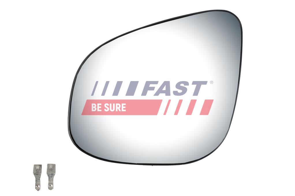 FT88614 MIRROR GLASS RENAULT KANGOO II 08> LEFT HEATED 13>