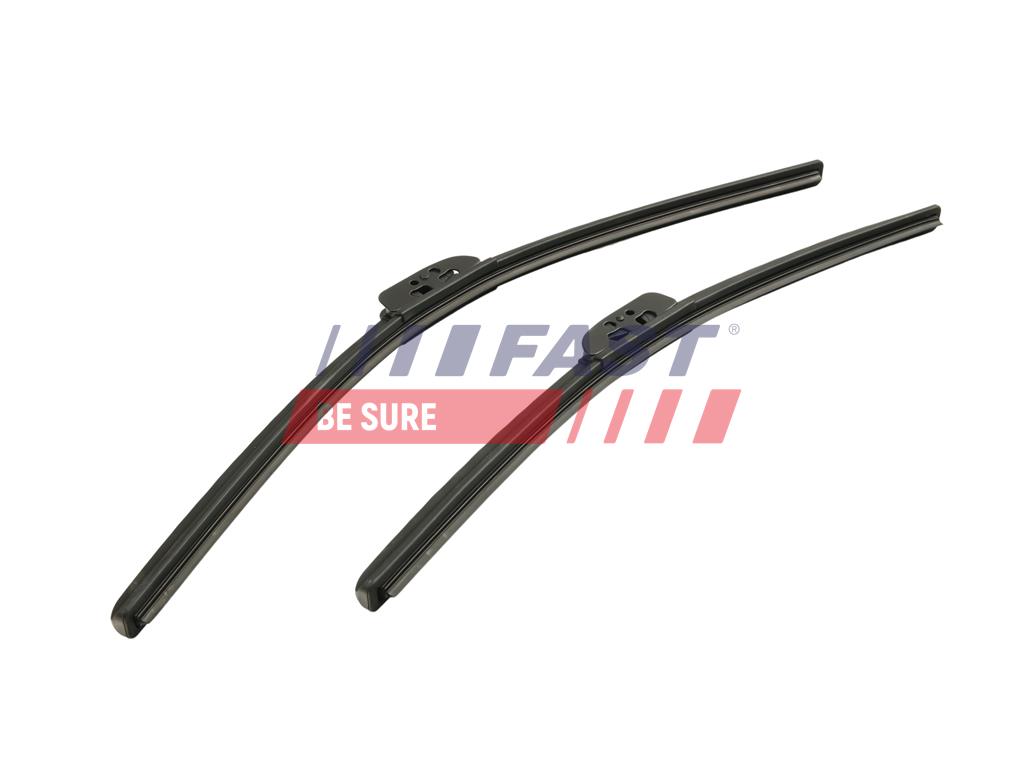 FT93229 WIPER BLADE FIAT DOBLO 00> FRONT SET LEFT + RIGHT FLAT 550MM+450MM
