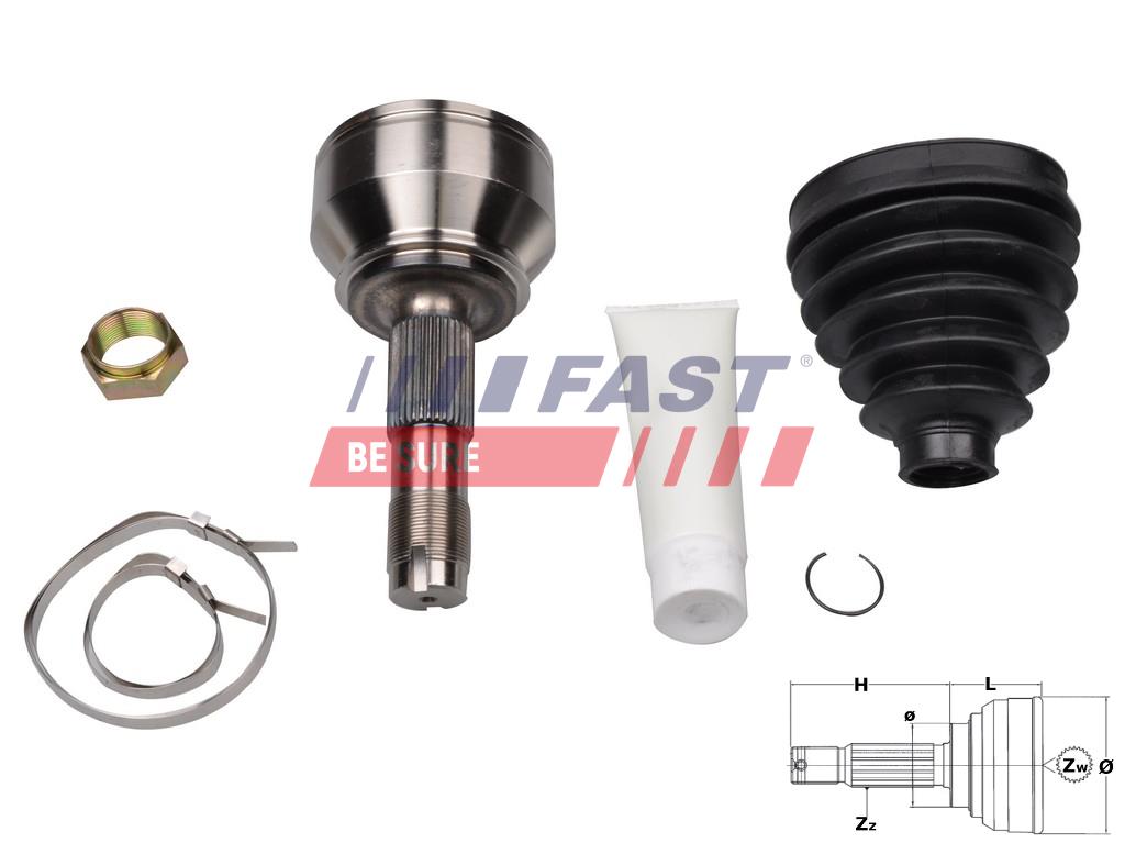FT25079K C.V. JOINT FIAT DUCATO 06> OUTER 11Q