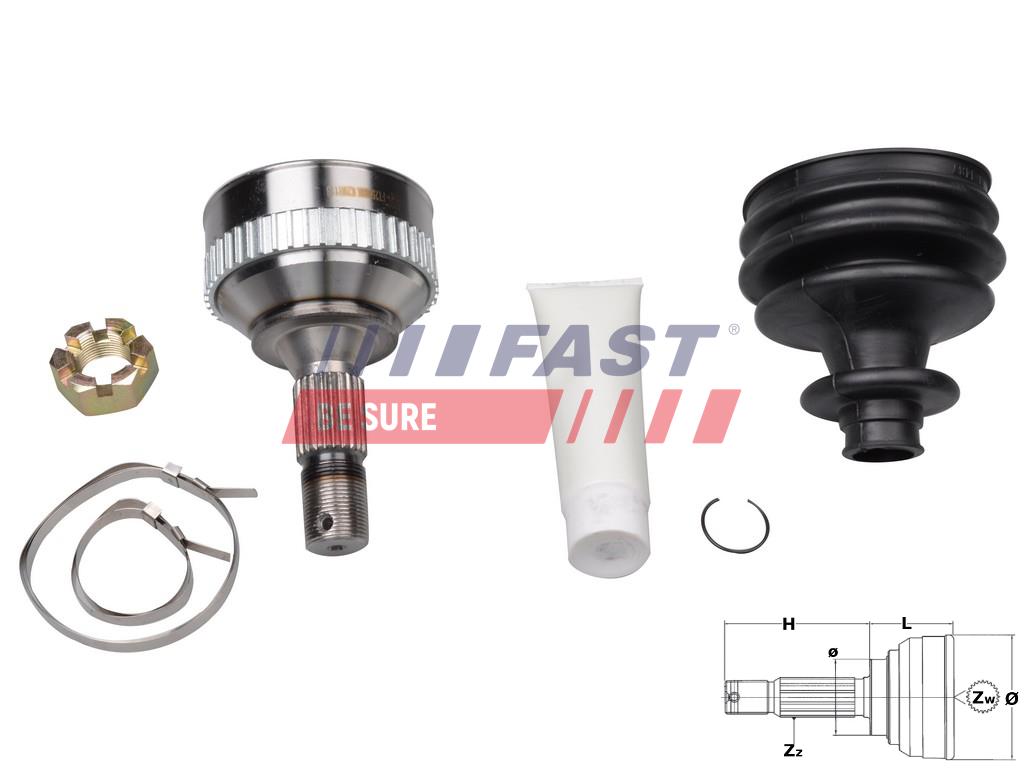 FT25088K C.V. JOINT CITROEN BERLINGO 96> OUTER 1.6 HDI [+]ABS
