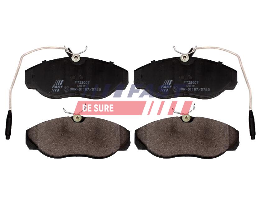 FT29007 BRAKE PADS FIAT DUCATO 94> FRONT 2-SENSORS 10/14Q