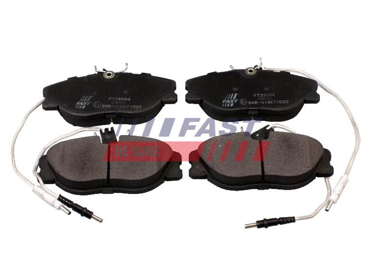 FT29054 BRAKE PADS FIAT SCUDO / ULYSSE 95> FRONT 2-SENSORS 1.9 / 2.0