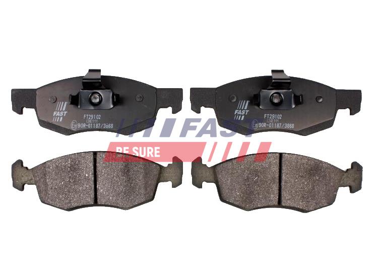 FT29102 BRAKE PADS FIAT DOBLO 00> FRONT WITHOUT SENSOR