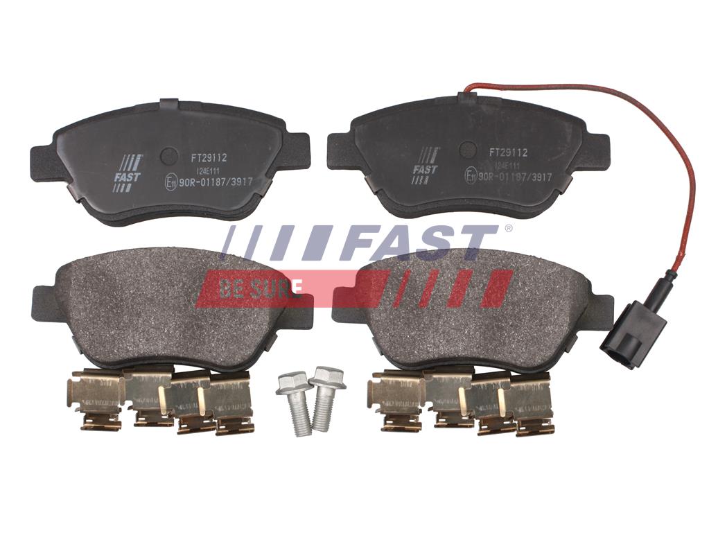 FT29112 BRAKE PADS FIAT FIORINO 07> FRONT 1-SENSOR