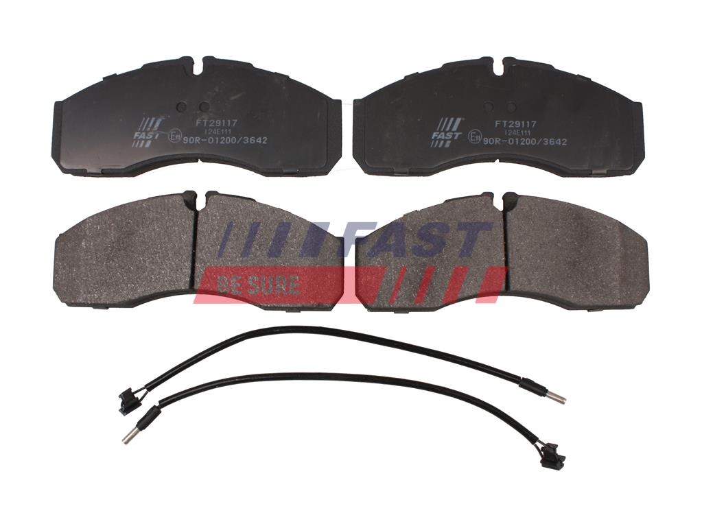 FT29117 BRAKE PADS IVECO DAILY 00> FRONT 2-SENSORS 60/65C13