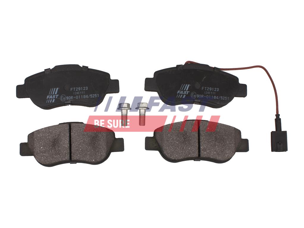 FT29123 BRAKE PADS FIAT FIORINO 07> FRONT 1-SENSOR