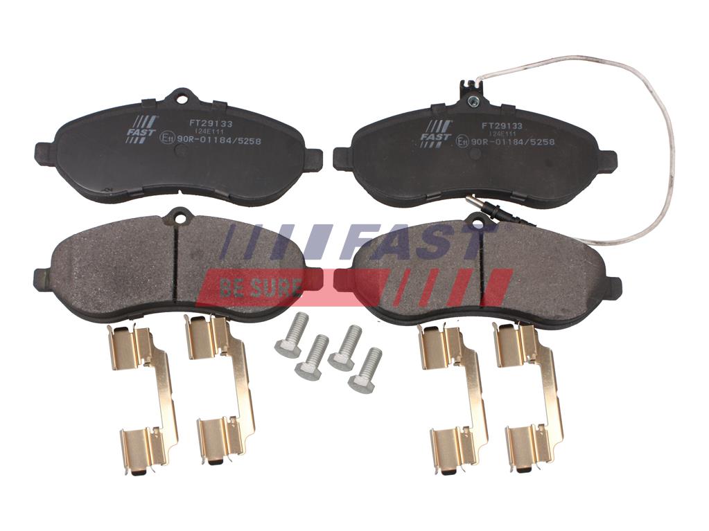 FT29133 BRAKE PADS FIAT SCUDO 07> FRONT 1-SENSOR 1.6/2.0 MJTD