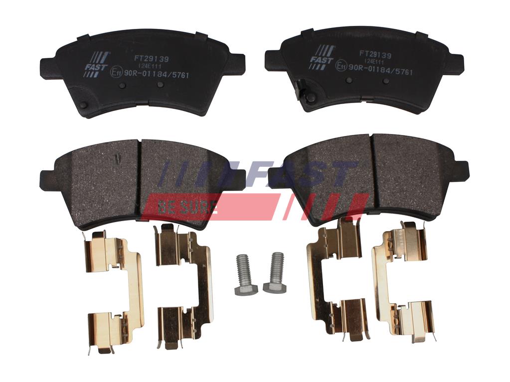 FT29139 BRAKE PADS FIAT SEDICI 06> FRONT WITHOUT SENSOR 1.6/1.9/2.0