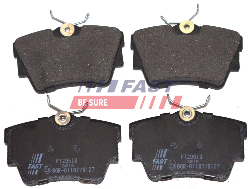 FT29513 BRAKE PADS RENAULT TRAFIC 01> REAR