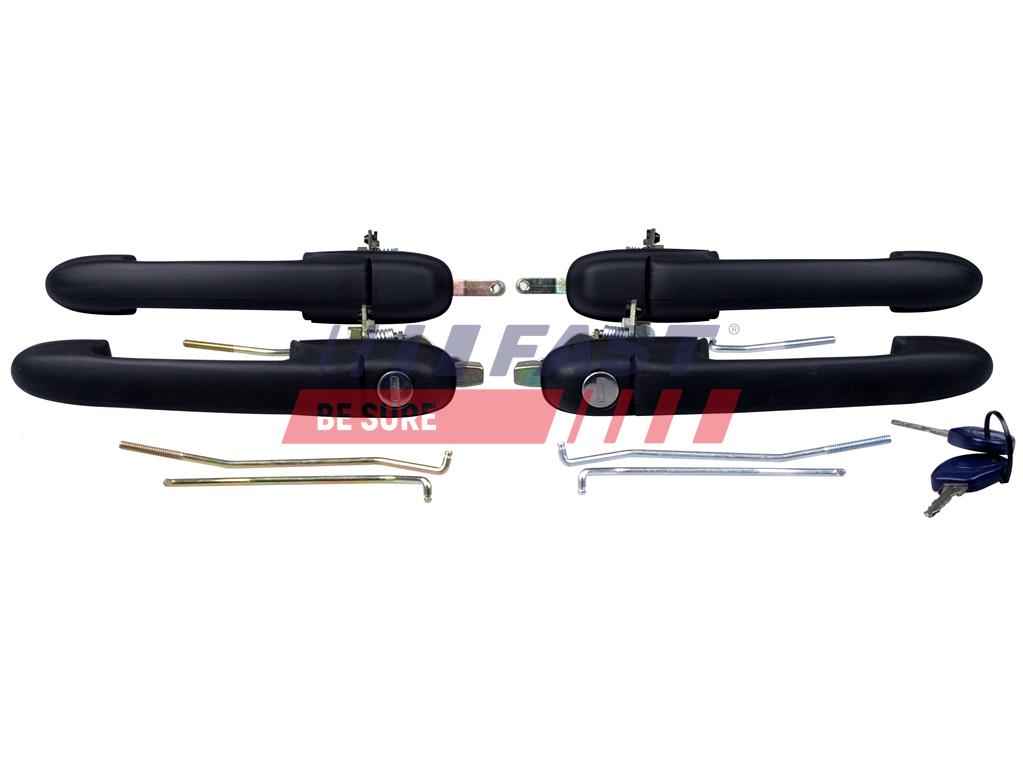 FT94528 DOOR HANDLE EXTERIOR FIAT BRAVA/BRAVO 95> FRONT + BACK LEFT+RIGHT SET