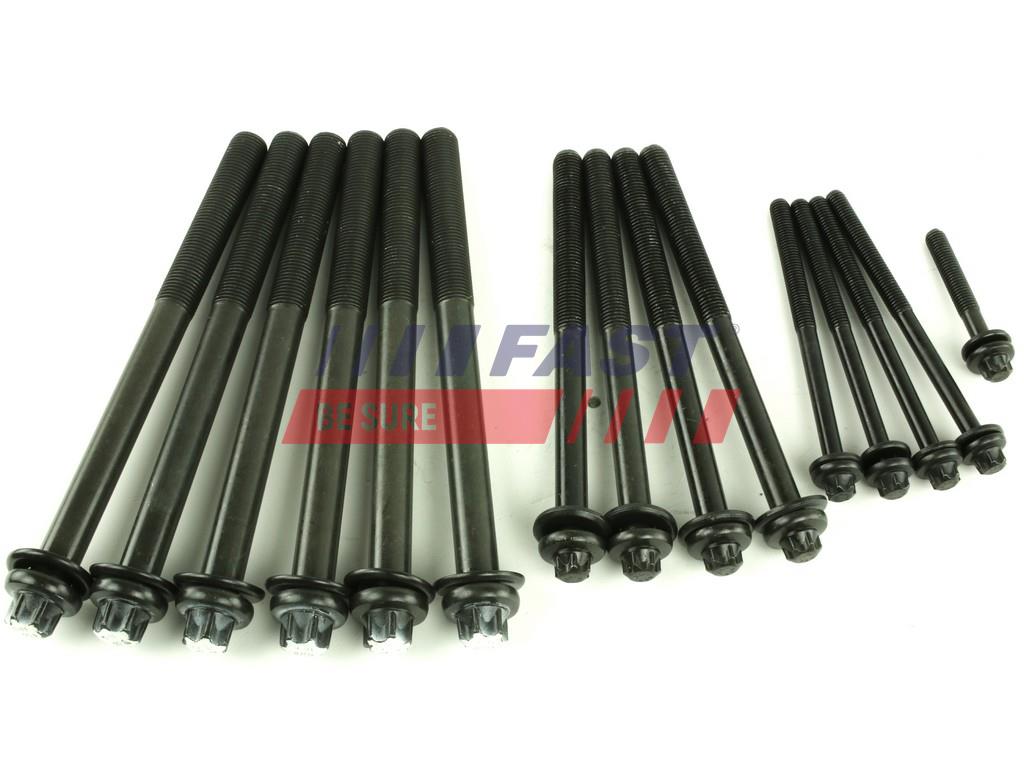 FT51503 CYLINDER HEAD SCREWS FIAT DUCATO 06> SET 3.0 JTD