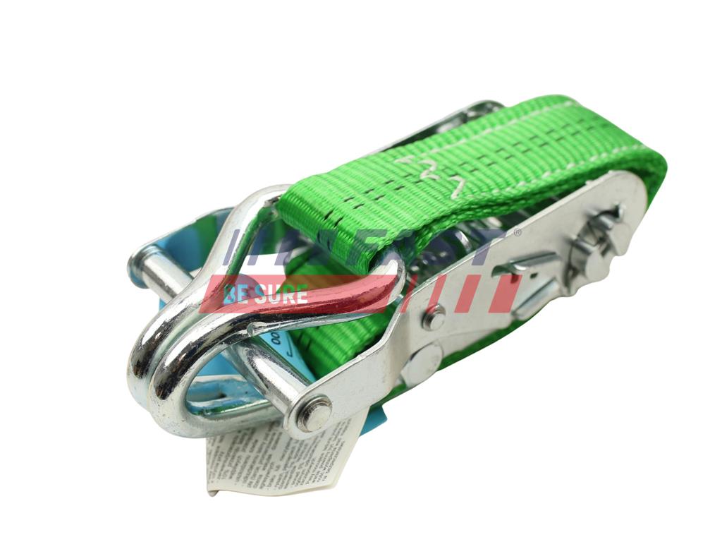 FT98211 RATCHET STRAP - SHORT GREEN 2T / L-0.3 / W=35MM 1000DAN