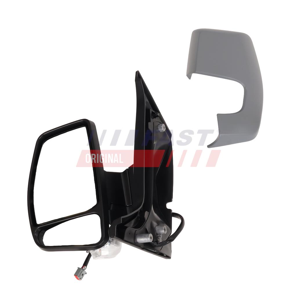 FT12903 MIRROR FORD TRANSIT CUSTOM 12> ELECTRIC LEFT HEATED 18> 8 PIN BLIND SIDE
